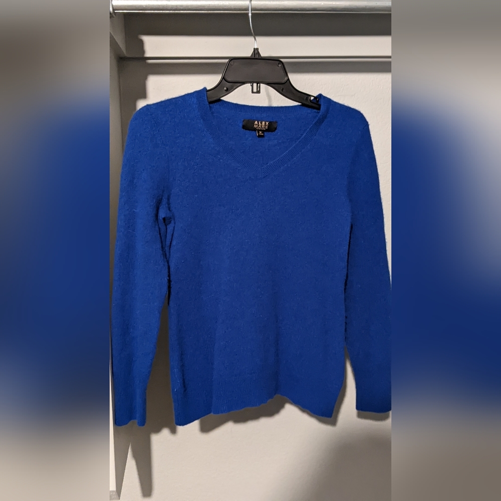 Royal blue Alex Marie cashmere sweater